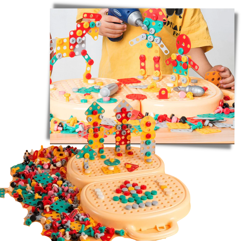 Educational Puzzle Toy and Drill Kit