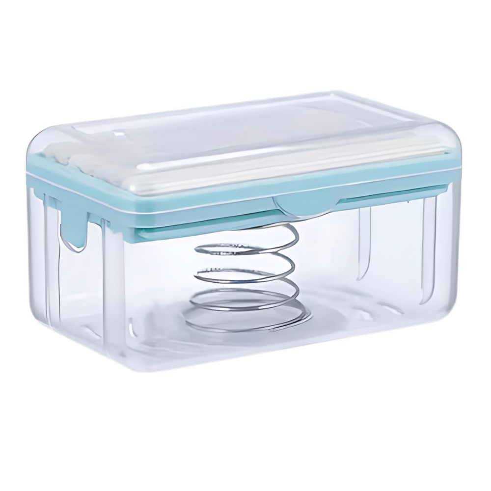 2-in-1 Soap Dispenser -Blue - Ozerty