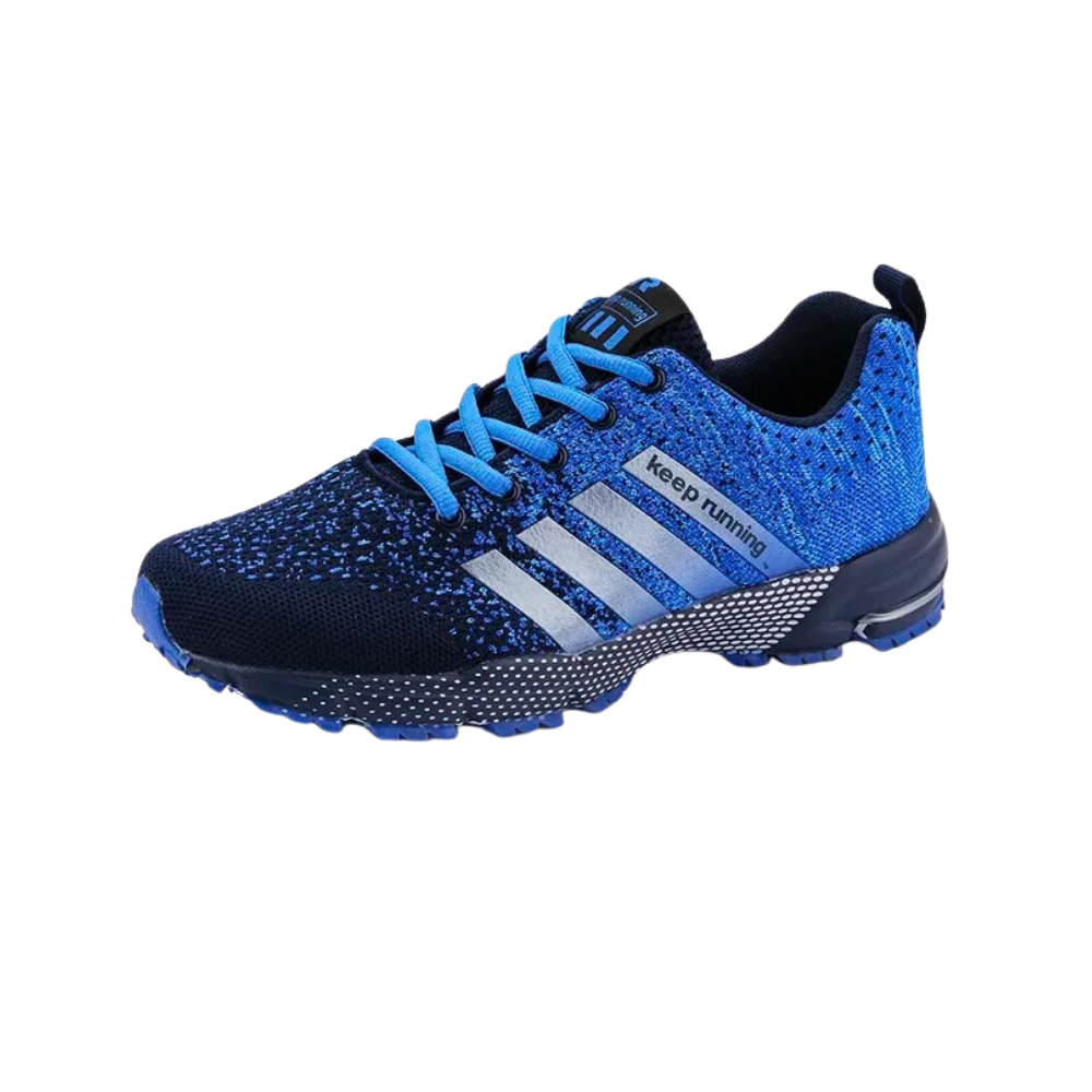 Breathable Men's Trainers -Blue - Ozerty