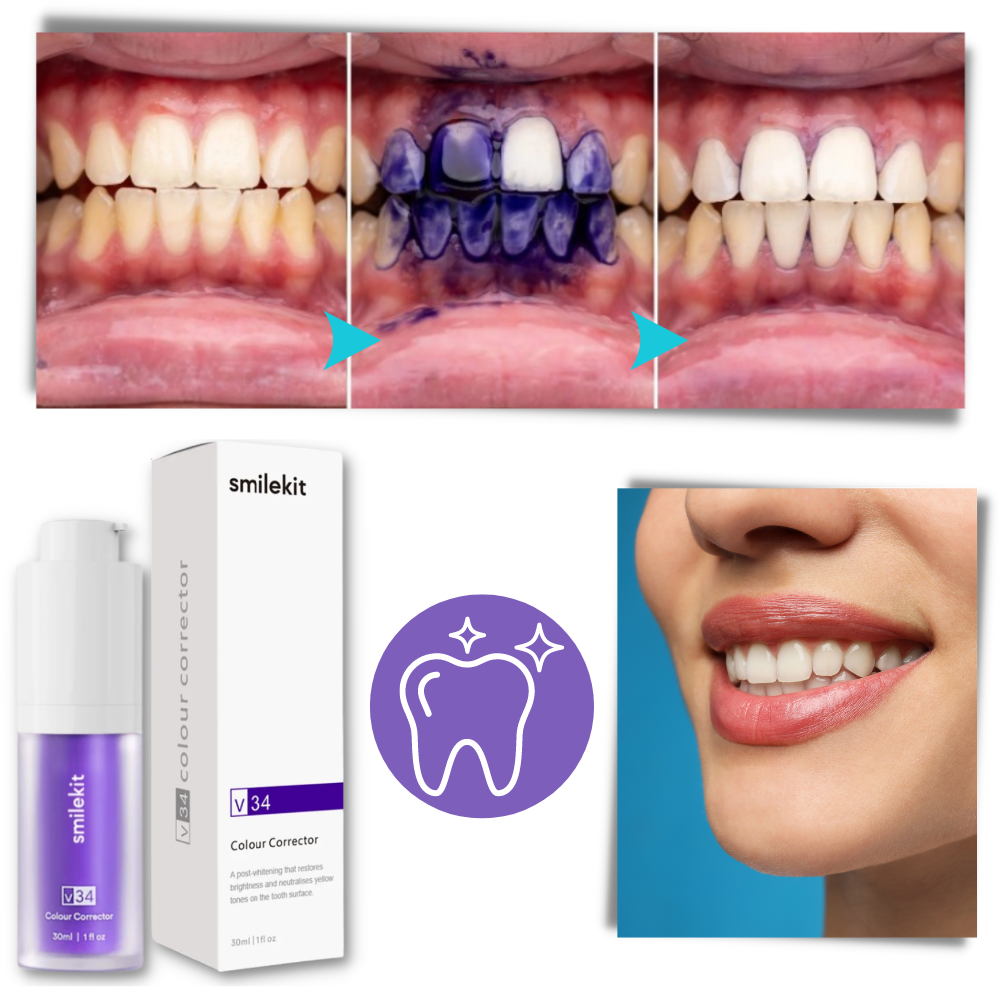 Brightening Purple Toothpaste - Ozerty