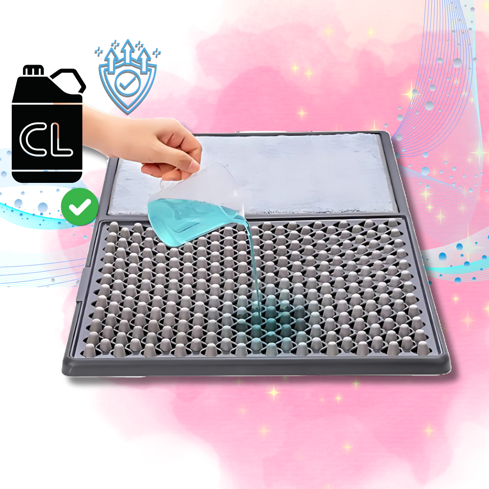 Dual Cleaning Zones Sanitizing Door Mat - Ozerty