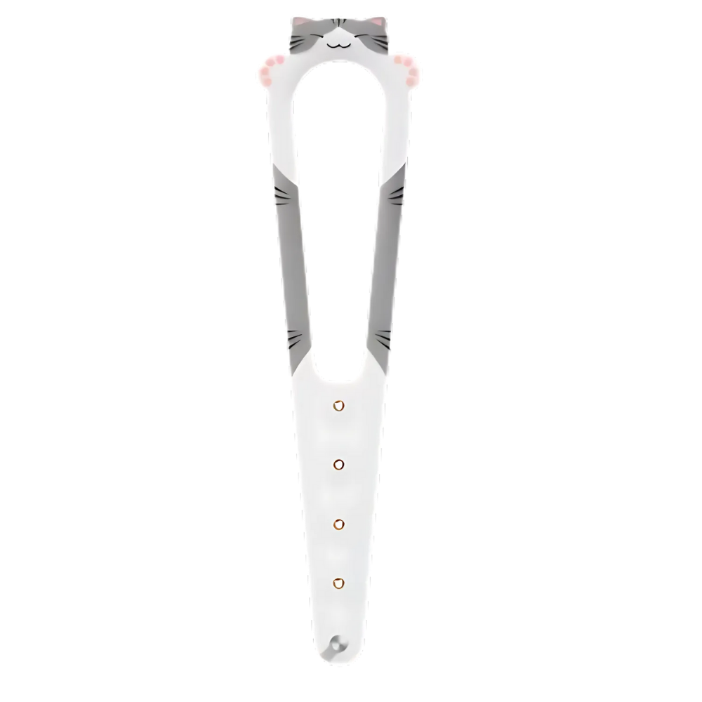 Innovative Door Latch For Cats -White Grey - Ozerty