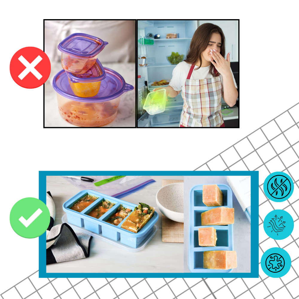 Leakproof Lid Souper Cubes - Ozerty