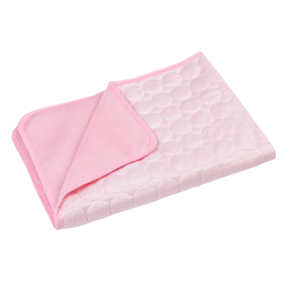Silk Pet Cooling Pad -Pink - Ozerty