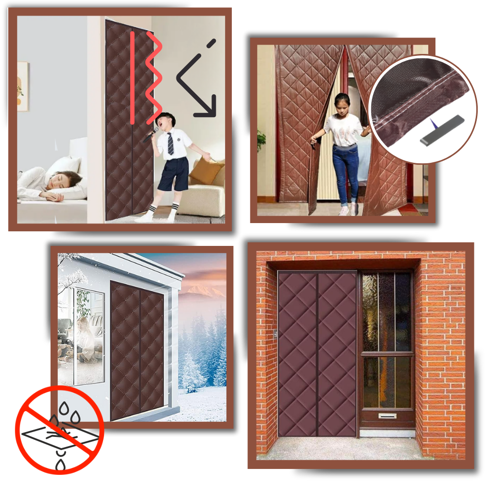 Stylish Thermal Efficient Door Curtain - Ozerty