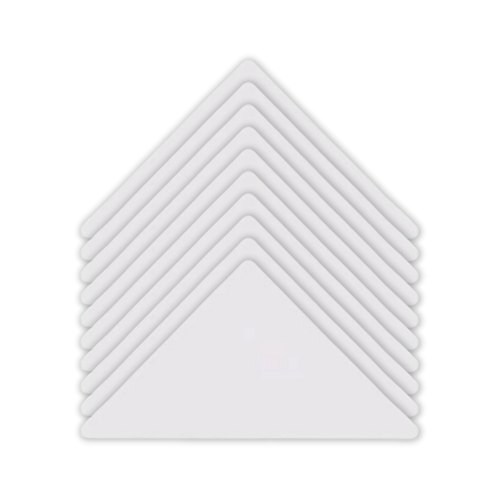 Wash Resistant Invisible Collar Sticker -10 Pcs - Ozerty