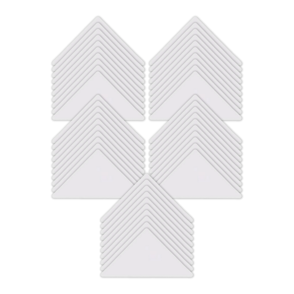 Wash Resistant Invisible Collar Sticker -50 Pcs - Ozerty