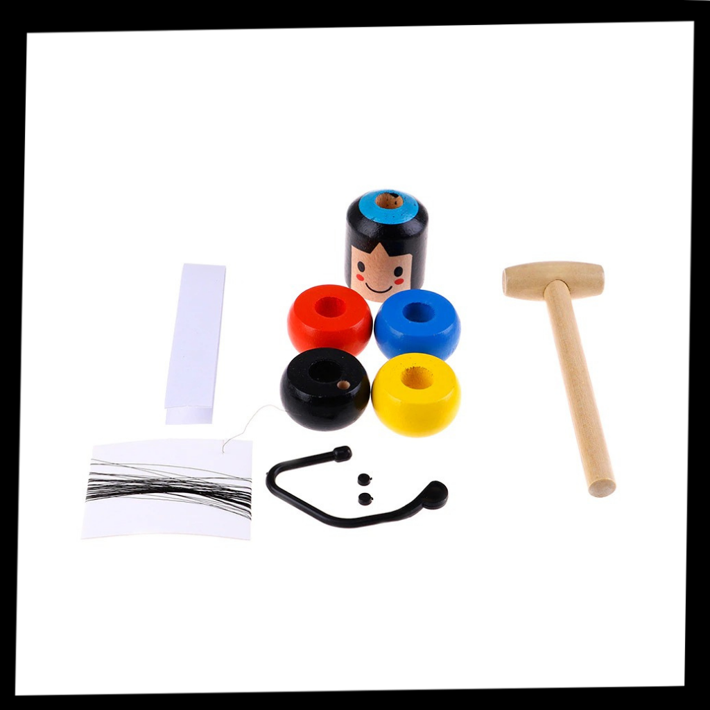 Magic Unbreakable Wooden Man Toy
