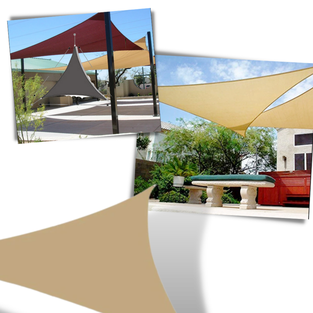 Water Resistant Triangle Sun Shade Sail