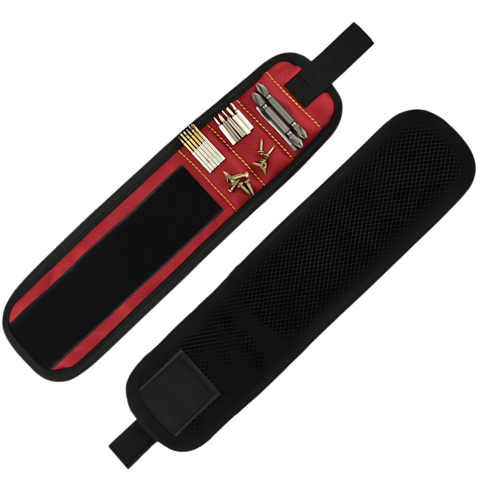 Strong Oxford Cloth Magnetic Wristbands -Red - Ozerty