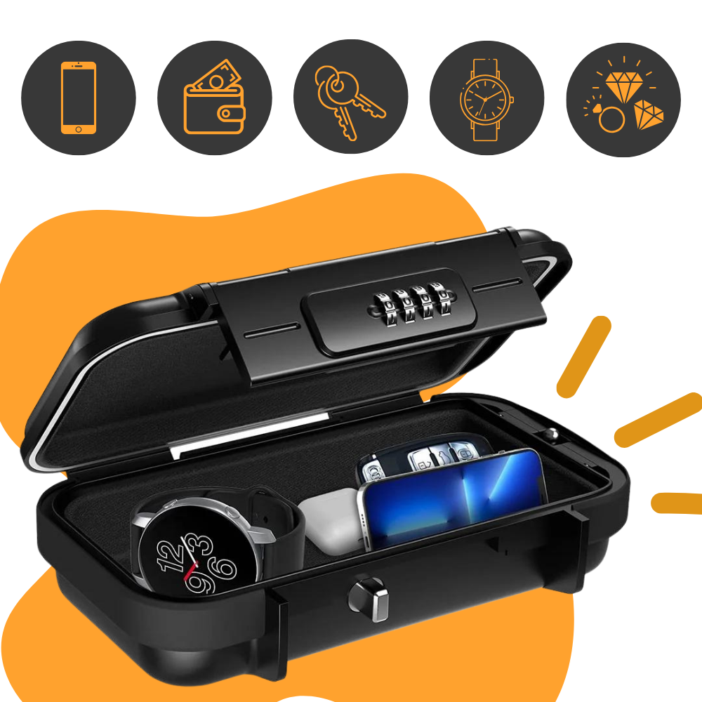 Waterproof Small Lockable Storage Box - Ozerty